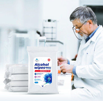алкоголь 10pcs 75% влажный обтирает основанный стерильный очищая дезинфектант руки
